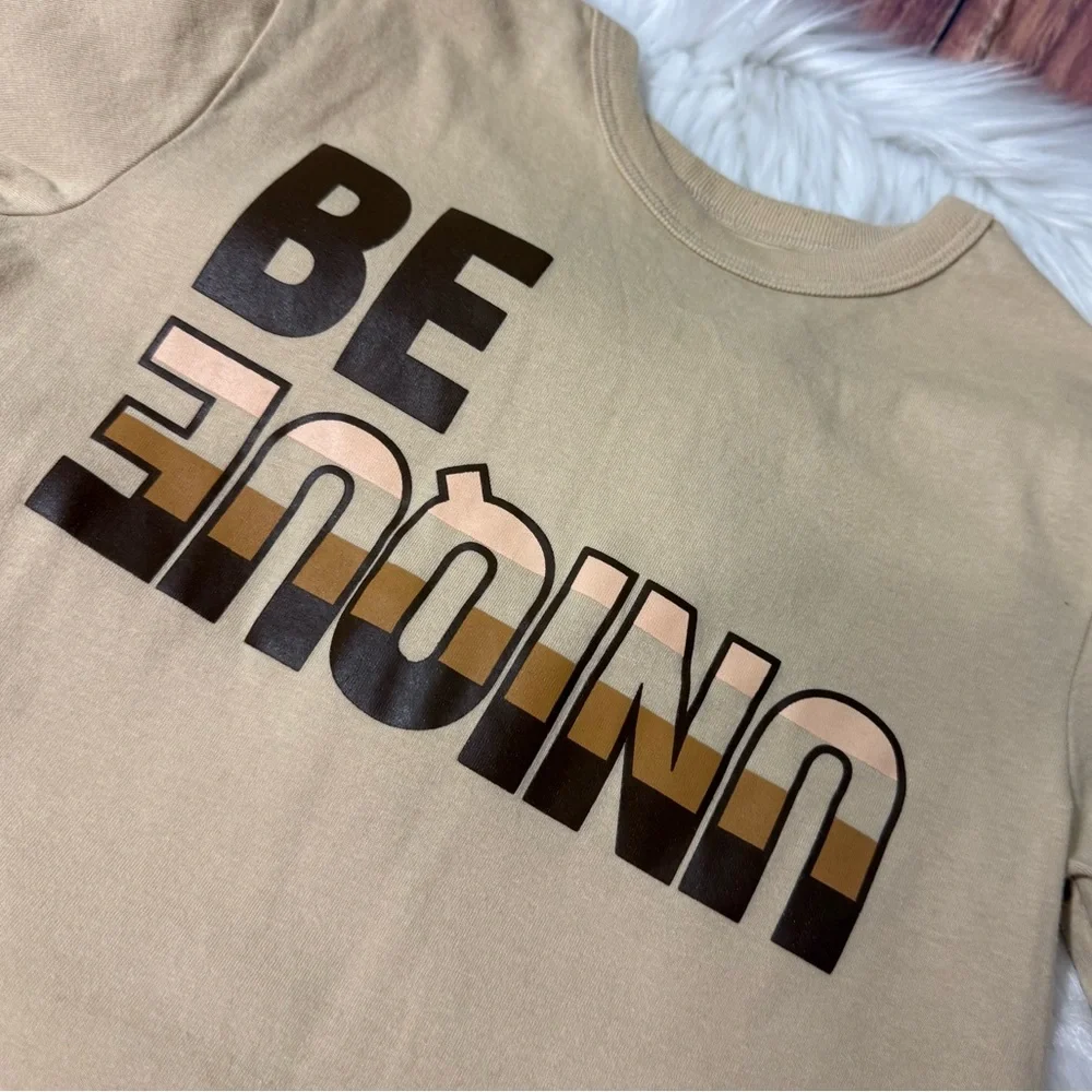The Children’s Place Youth Boy Size Small Tan Short Sleeve Tee - Picture 7 of 11
